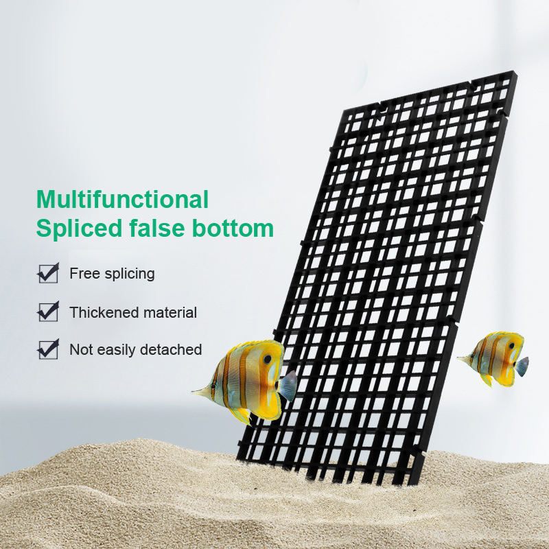 Aquael Filter Fzn - แผ่นแยกช่องตาราง30x15ซม. 30x30ซม. แผ่นแยกตู้ปลาที่ประกบแยกชิ้นส่วนได้ฝาครอบด้านบนตัวกรองด้านล่างสำหรับตู้ปลา