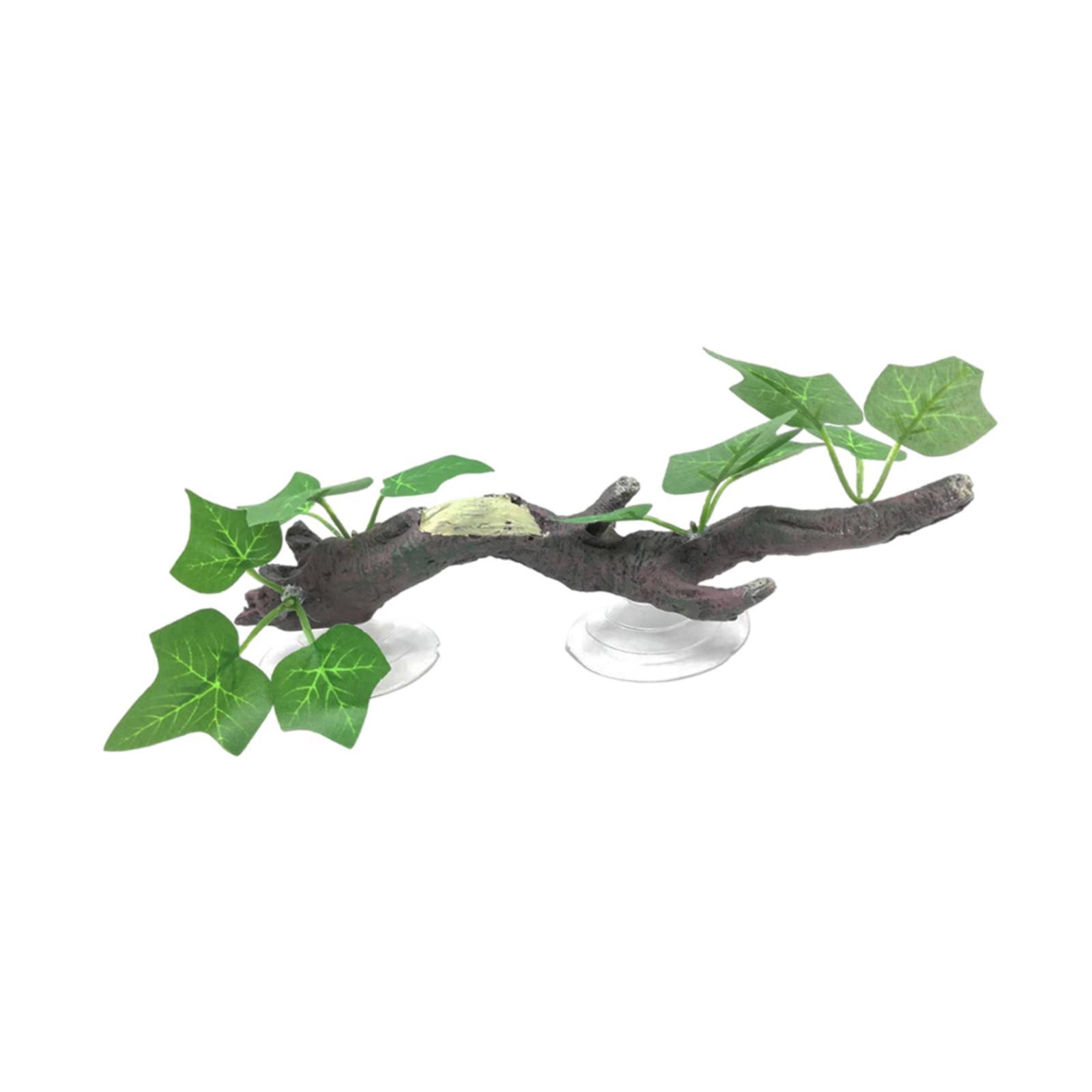 Aquarium Planted Tree - กิ่งไม้ตกแต่งสำหรับสัตว์เลื้อยคลาน พืชประดับตู้ปลา ตู้ปลาจำลอง ตู้ปลาประดิษฐ์ ตุ๊กแก จิ้งจก