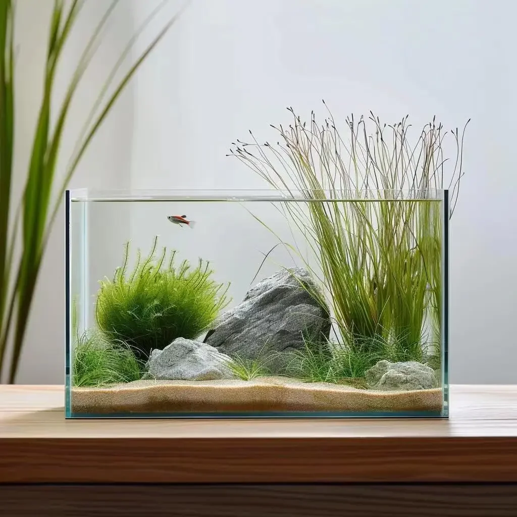 ตู้ปลาแก้วขนาด 10 แกลลอน ดูแลง - Planted Aquarium For Goldfish บทวิจารณ์และราคา