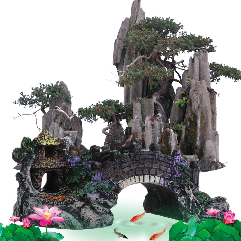 ต้นไม้ประดับ ต้นไม้จำลอง อุปกร - Aquarium Planted Tree บทวิจารณ์และราคา