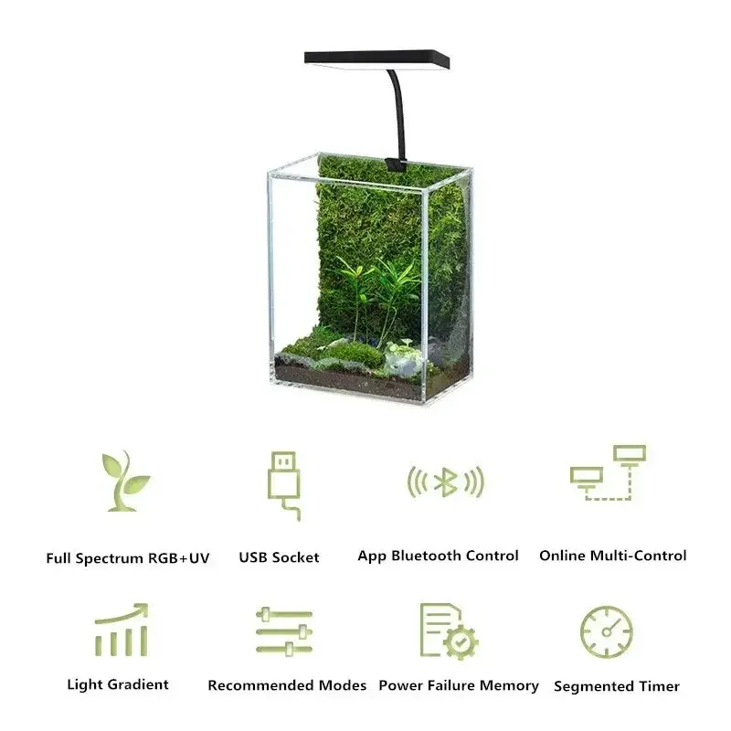 WEEK AQUA Mag Pro USB ไฟนาโนสำ - Led Planted Tank Light บทวิจารณ์และราคา