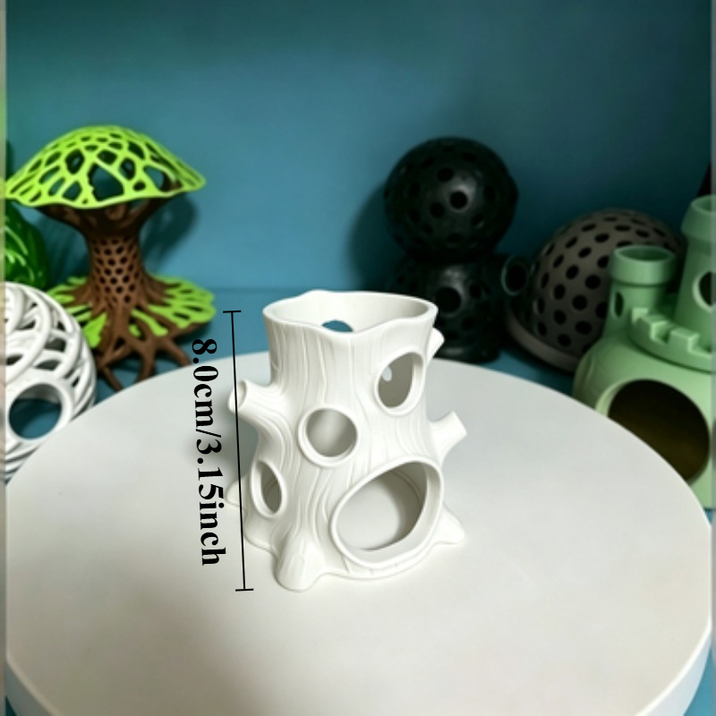 ตกแต่งตู้ปลาทรงลำต้นไม้สีขาว บ - Aquarium Planted Tree บทวิจารณ์และราคา
