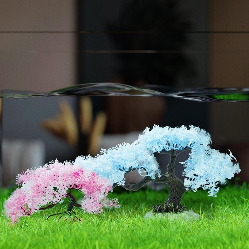 ต้นไม้จำลอง พลาสติกประดิษฐ์ ต้ - Aquarium Planted Tree บทวิจารณ์และราคา