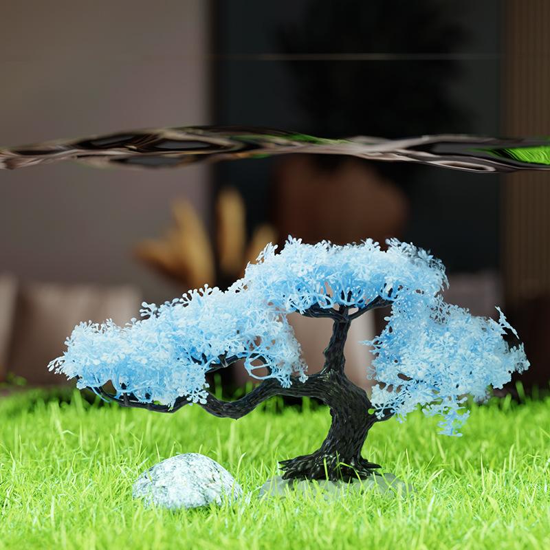 ต้นไม้จำลอง พลาสติกประดิษฐ์ ต้ - Aquarium Planted Tree บทวิจารณ์และราคา