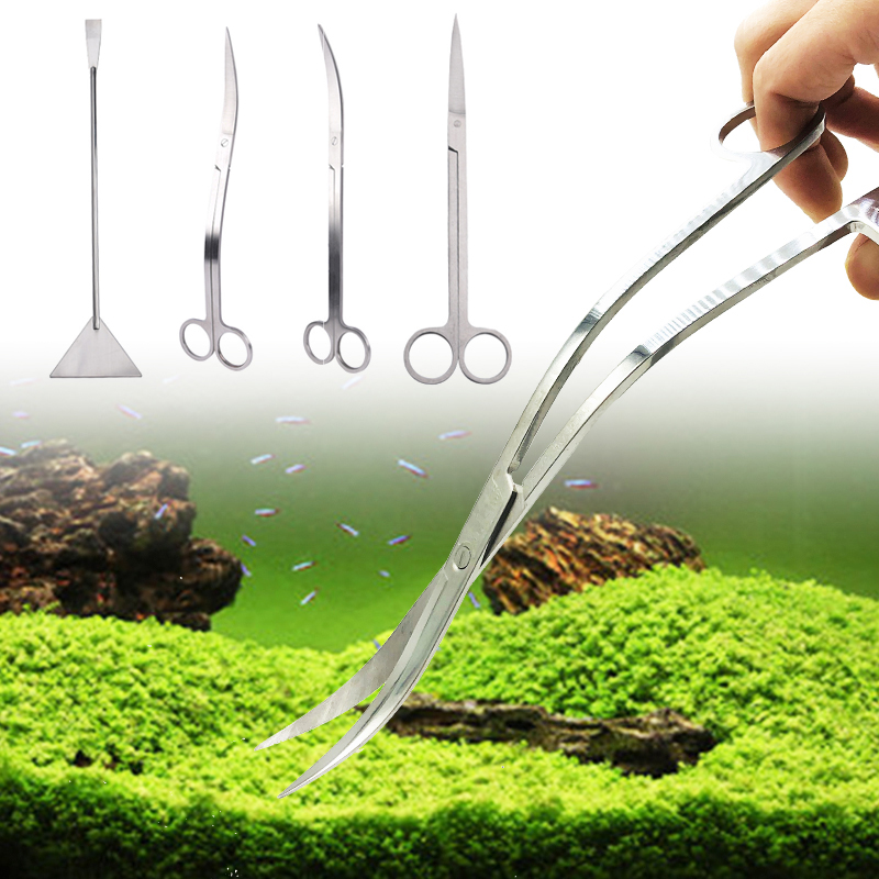 อุปกรณ์ตู้ปลาสแตนเลสสตีล Aquar - Planted Aquarium Maintenance Kit บทวิจารณ์และราคา