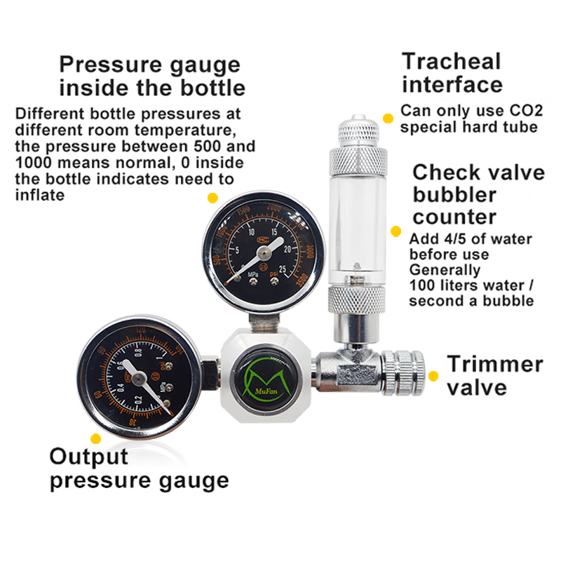 Aquarium CO2 Regulator Magneti - Aquarium Plant No Co2 บทวิจารณ์และราคา