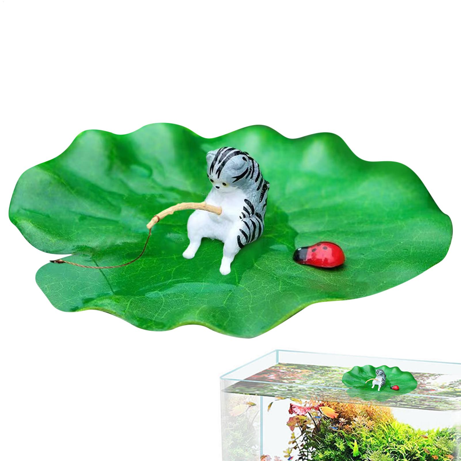 โมเดลตกแต่งตู้ปลาใบบัวลอยน้ำขน - Aquarium Planted Tree บทวิจารณ์และราคา