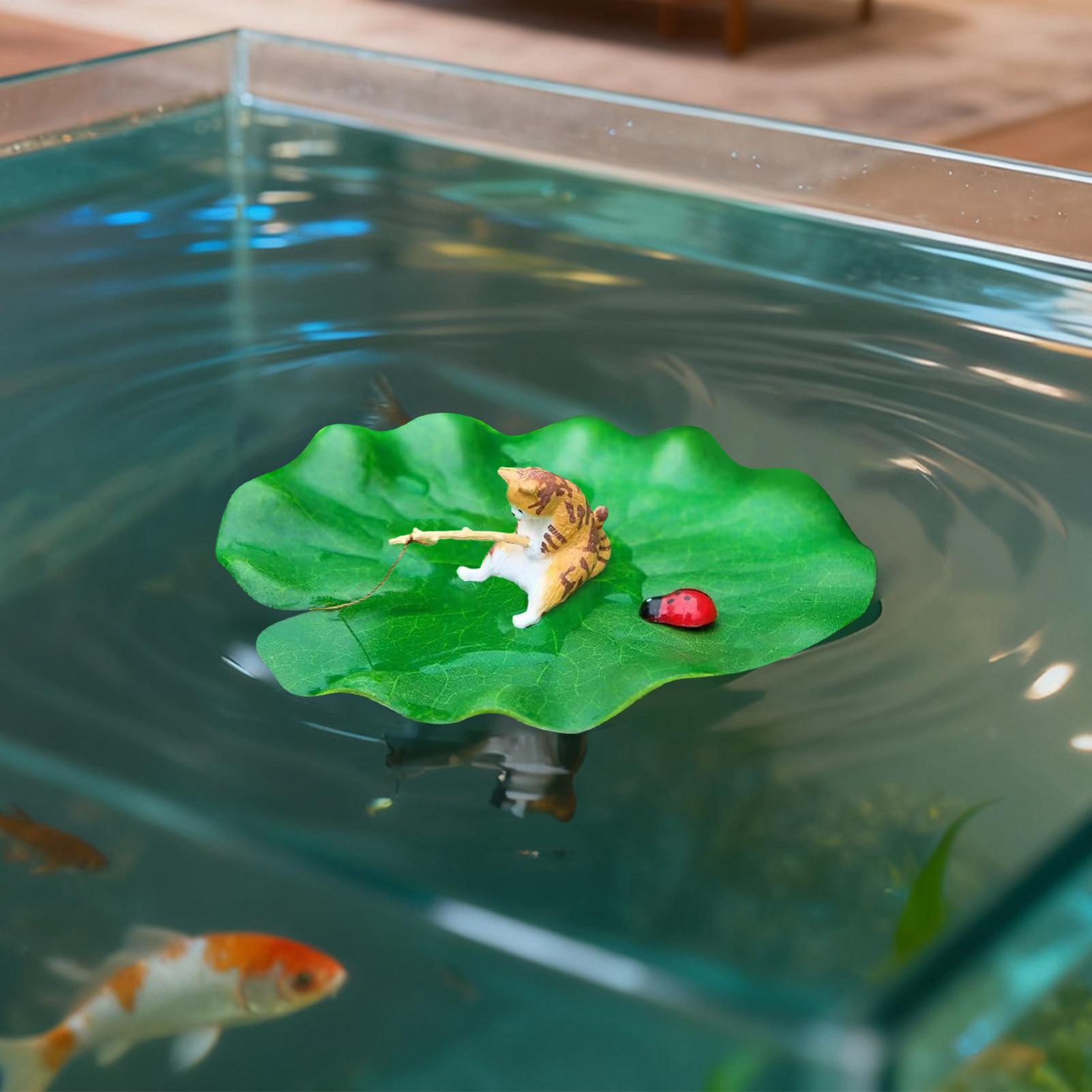 โมเดลตกแต่งตู้ปลาใบบัวลอยน้ำขน - Aquarium Planted Tree บทวิจารณ์และราคา