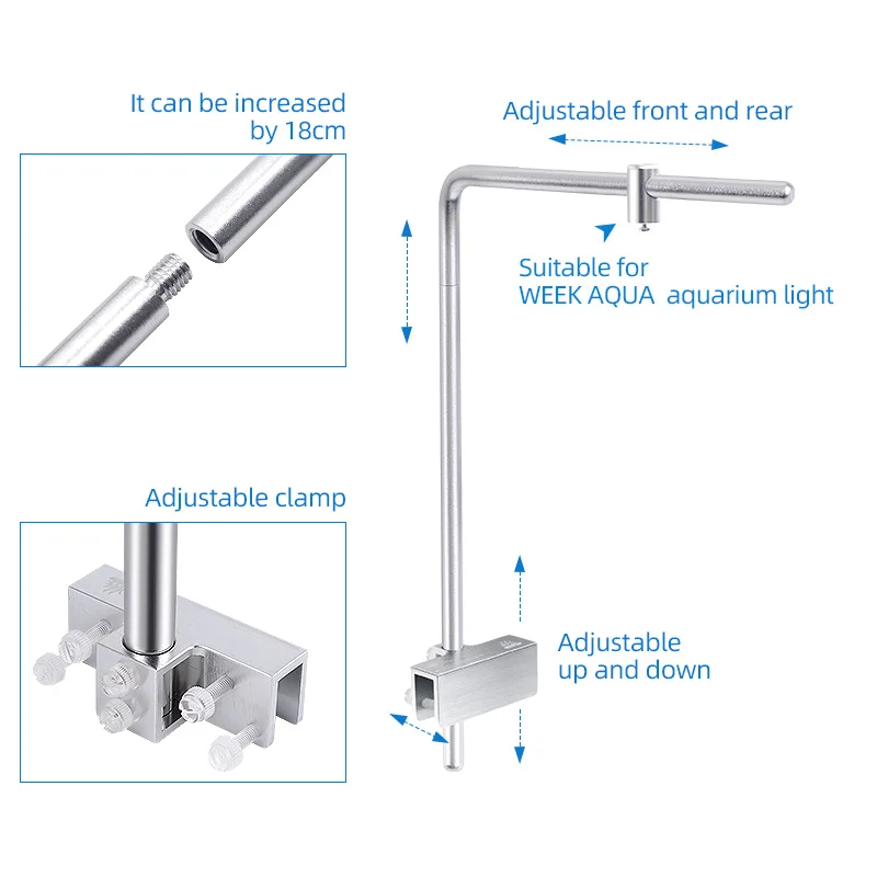 สัปดาห์ Aqua Light Stand Unive - Led Planted Tank Light บทวิจารณ์และราคา